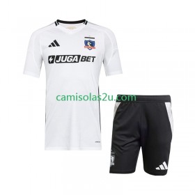 Camisolas de futebol Colo-Colo Criança Equipamento Principal 2025/26 Manga Curta
